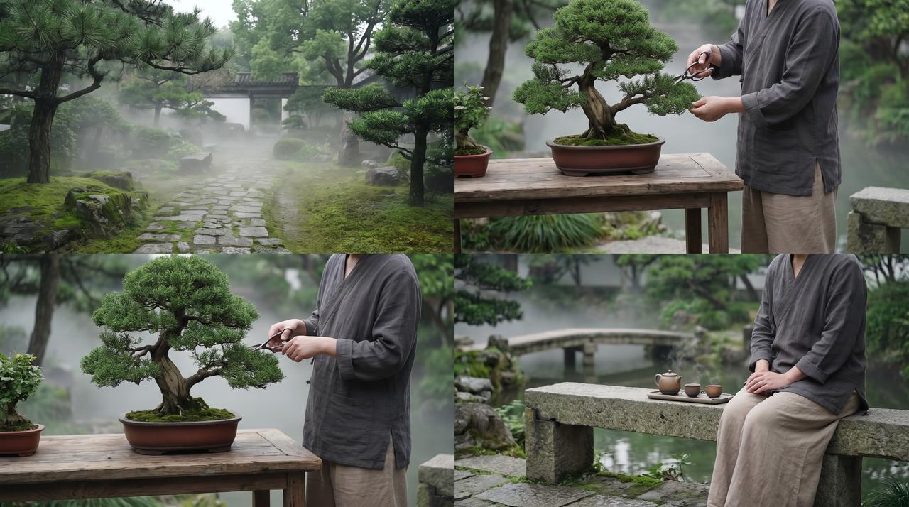 香蕉视频园艺生活视频 – 盆景修剪技艺视频教程，cszqek.cn